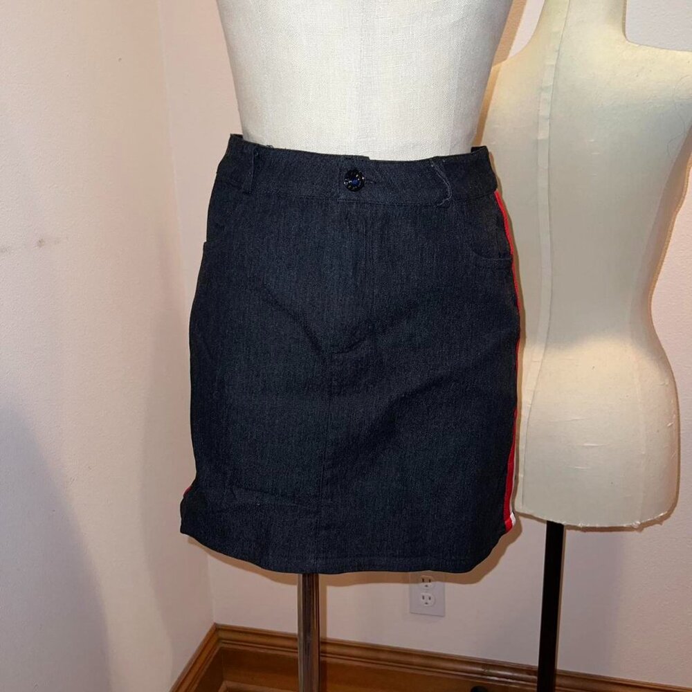 Skirt with stripes